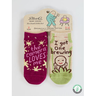 Blue Q Camera/ Brewing Baby Socks