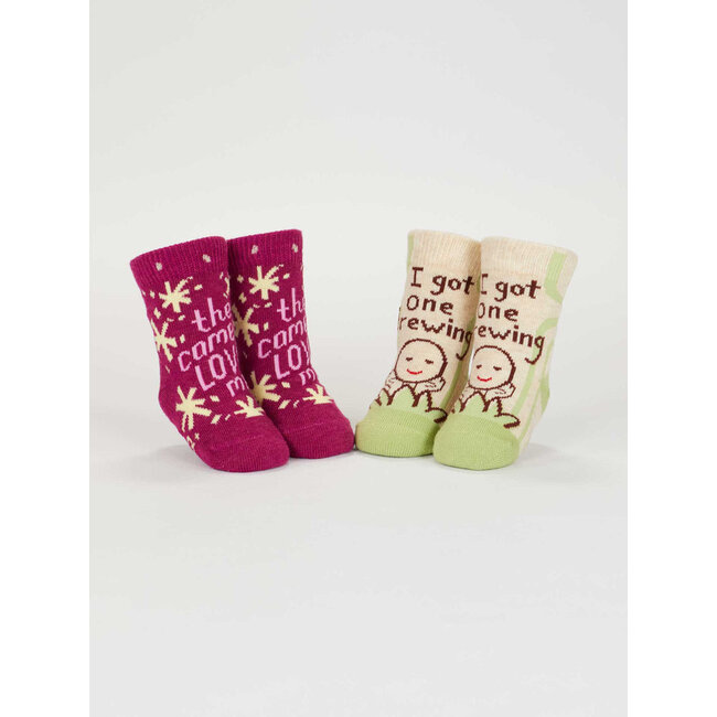 Blue Q Camera/ Brewing Baby Socks