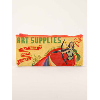 Blue Q Pencil Case - Art Supplies