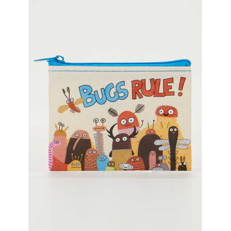 Blue Q Coin Purse - Bugs Rule!
