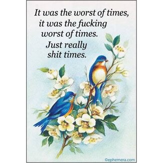 Ephemera Magnet - It Was the Worst of Times