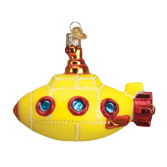 Christmas Ornament - Groovy Submarine