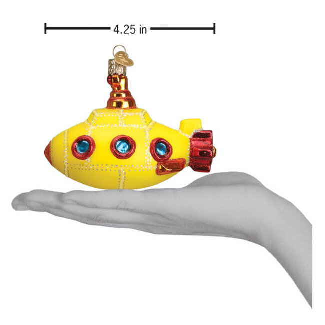Christmas Ornament - Groovy Submarine