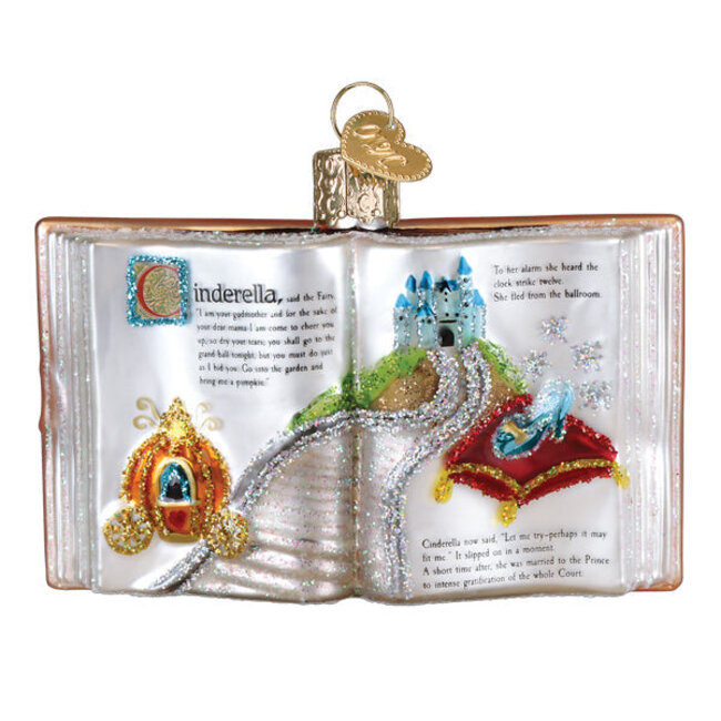 Christmas Ornament - Cinderella Book