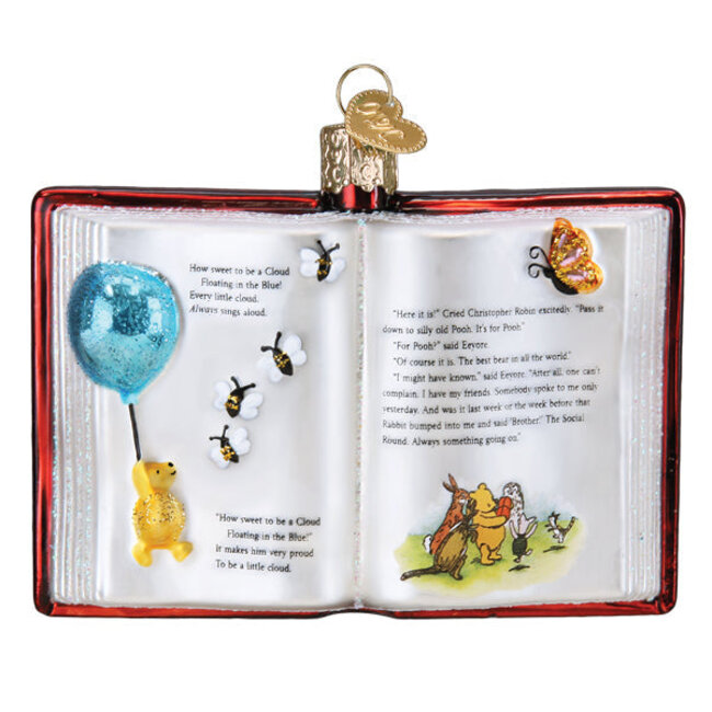 Christmas Ornament - Winnie the Pooh Book
