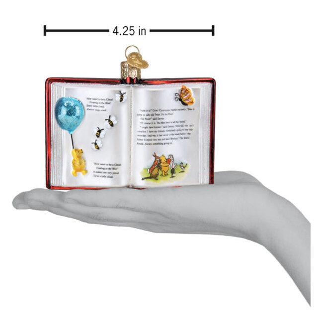 Christmas Ornament - Winnie the Pooh Book