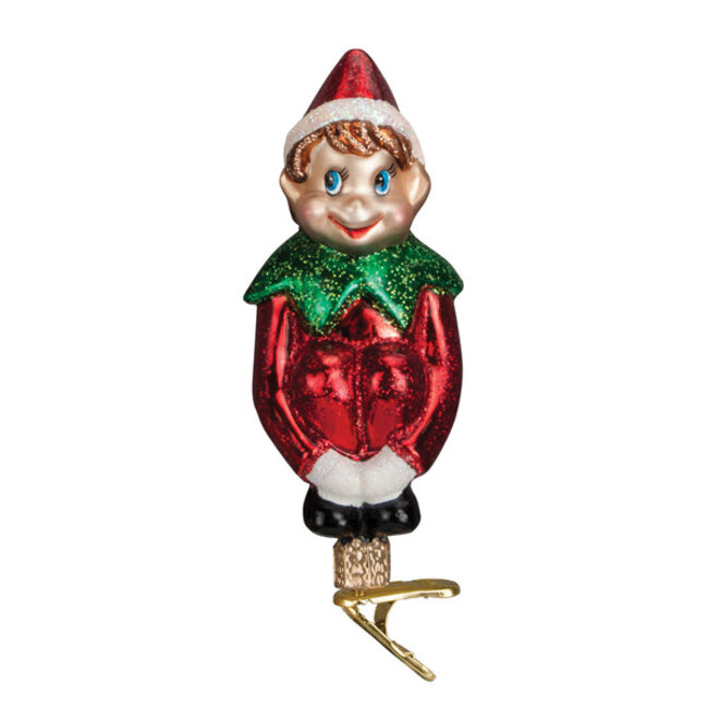 Christmas Ornament - Pixie with Clip