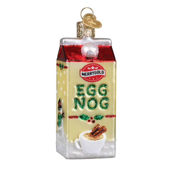 Christmas Ornament - Eggnog Carton