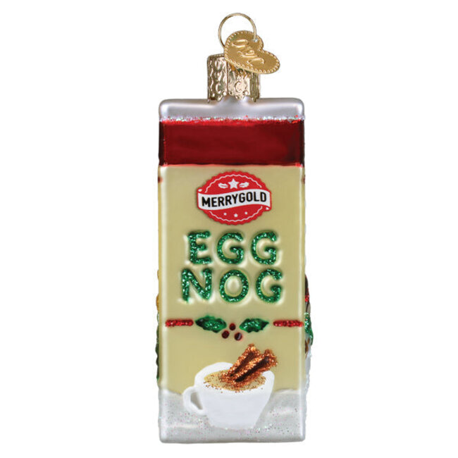 Christmas Ornament - Eggnog Carton