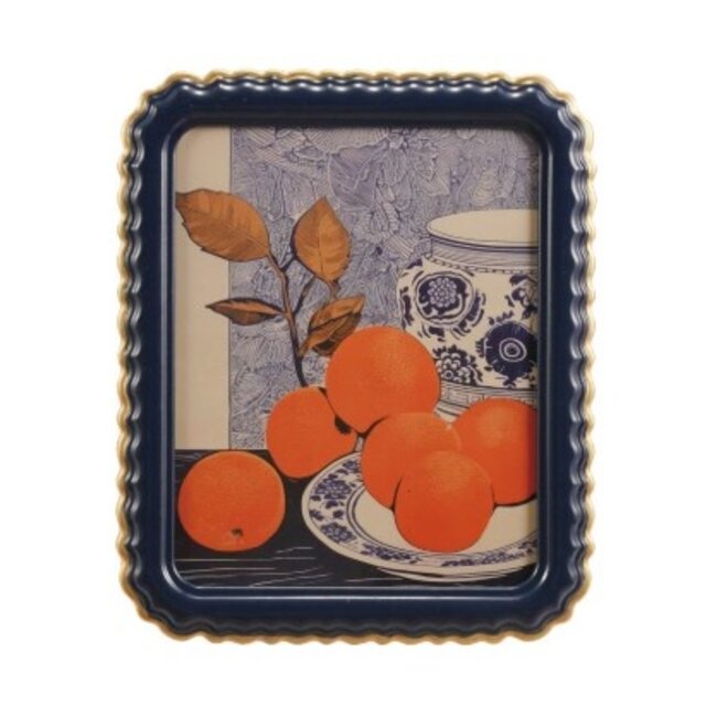 Scalloped Photo Frame with Gold Finish Edge - 8x10 (more colours)