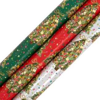 Roll Wrap Collection 4m Exquisite Evergreen