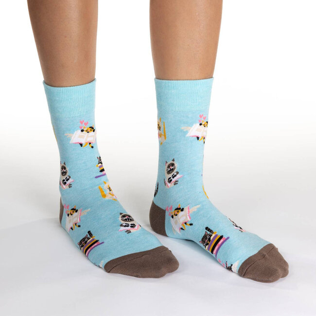 Women's Reading Cats Socks