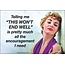 Ephemera Magnet - Telling Me "This Won't End Well"