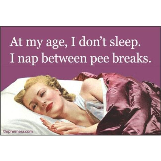 Ephemera Magnet - I Nap Between Pee Breaks.
