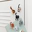 Butt Magnets Cat - set of 6