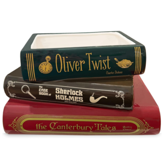 Stacked Book Planter - Literary Classics