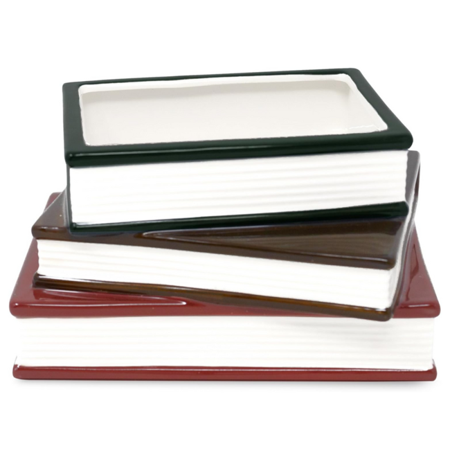 Stacked Book Planter - Literary Classics