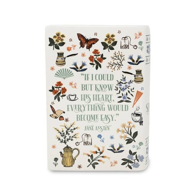 Large Book Vase - Sense and Sensibility