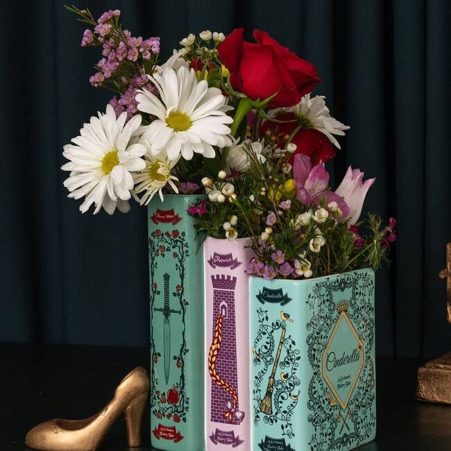 Triple Book Vase - Grimm's Fairy Tales