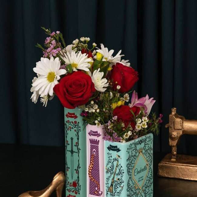 Triple Book Vase - Grimm's Fairy Tales
