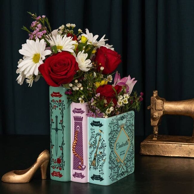 Triple Book Vase - Grimm's Fairy Tales