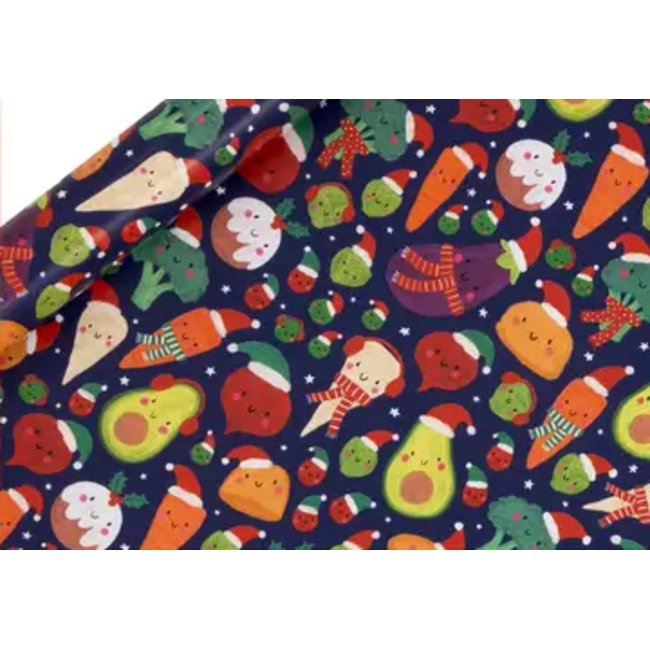Roll Wrap Collection 4m Jolly Christmas Holiday