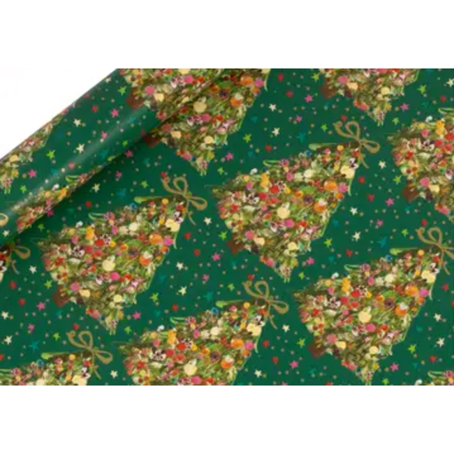 Roll Wrap Collection 4m Exquisite Evergreen