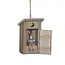 Outhouse with Deer Inside Ornament