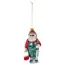 Santa Fishing Ornament