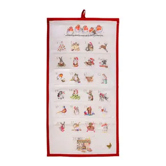 Wrendale Christmas Animal Fabric Advent Calendar