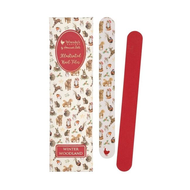 Wrendale 'WINTER WOODLAND' Woodland Animal Christmas Nail File