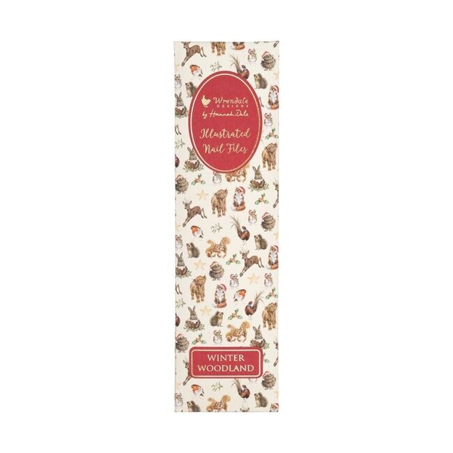 Wrendale 'WINTER WOODLAND' Woodland Animal Christmas Nail File