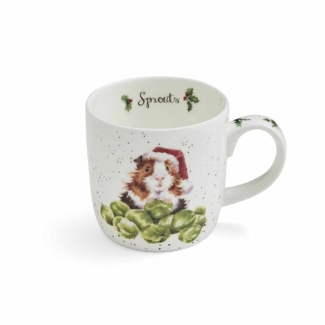 Wrendale 'SPROUTS' Guinea Pig Mug - 11oz