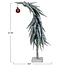 Faux Evergreen Tree with Red Ball Ornament - 17 3/4"