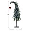 Faux Evergreen Tree with Red Ball Ornament - 14"