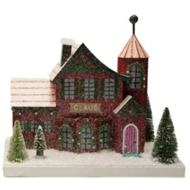 North Pole Village Building with LED (2 designs)