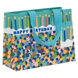 Bag Landscape Medium Sapphire Spots