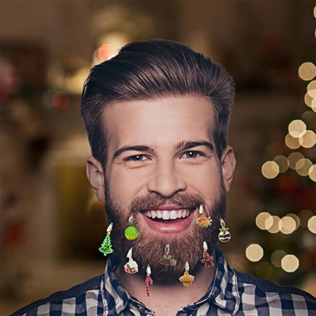 Festive Feast Baubles- Christmas Beard Ornaments