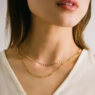 Lover’s Tempo Arlo Paperclip Layered Necklace
