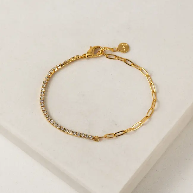 Lover’s Tempo Tennis Paperclip Bracelet