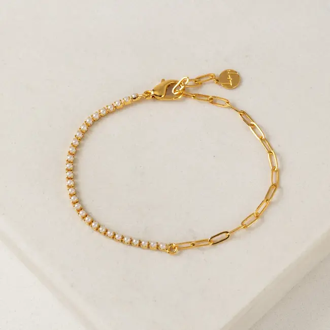 Lover’s Tempo Tennis Paperclip Bracelet