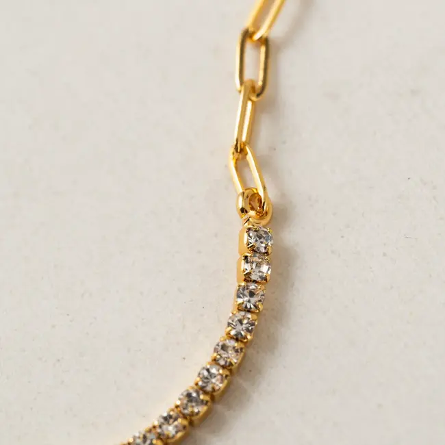 Lover’s Tempo Tennis Paperclip Bracelet