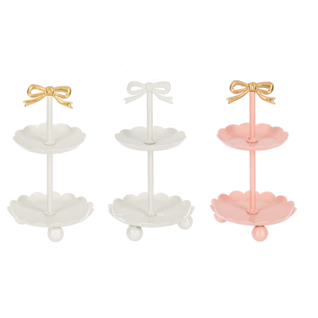 2 Tier Stand with Bow (more colours)