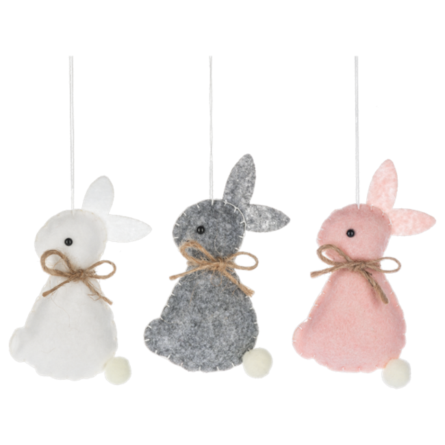 Felt Rabbit Ornament