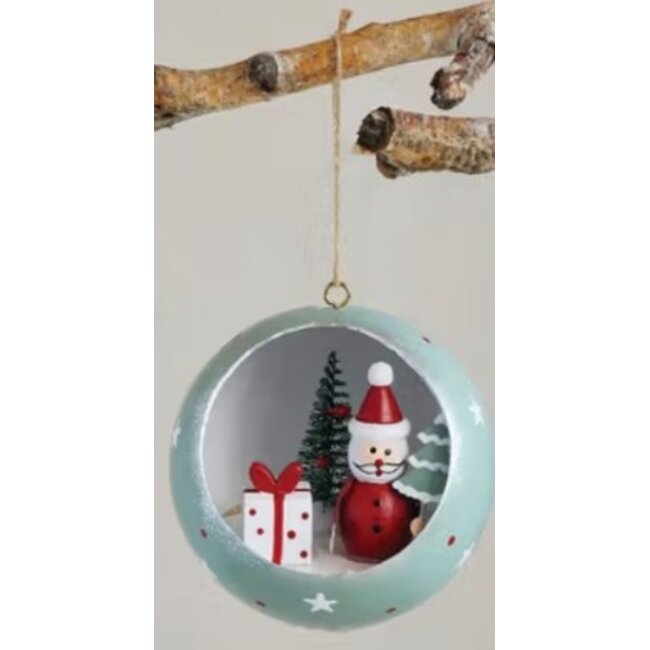 Paulownia Wood Diorama Ornament with LED (two designs)