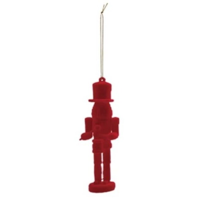 Flocked Plastic Soldier Ornament (more colours)