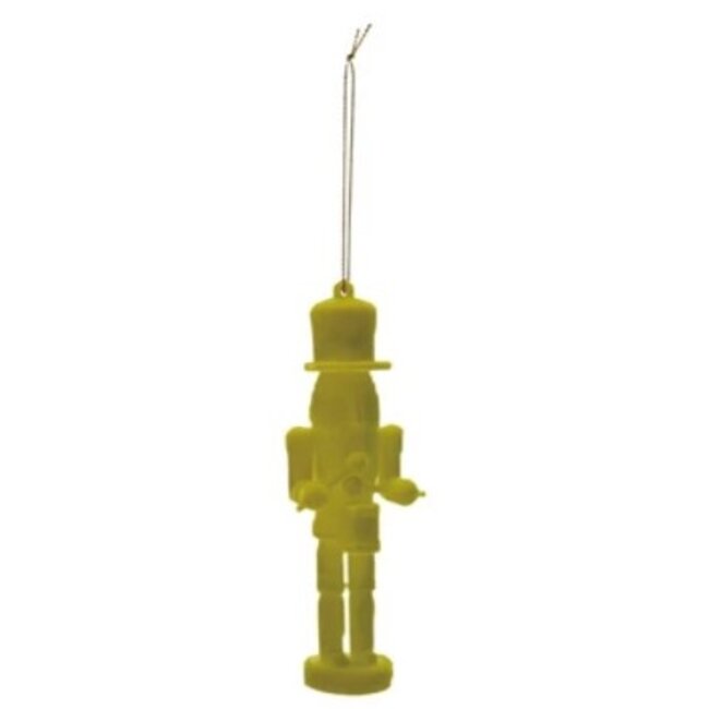 Flocked Plastic Soldier Ornament (more colours)