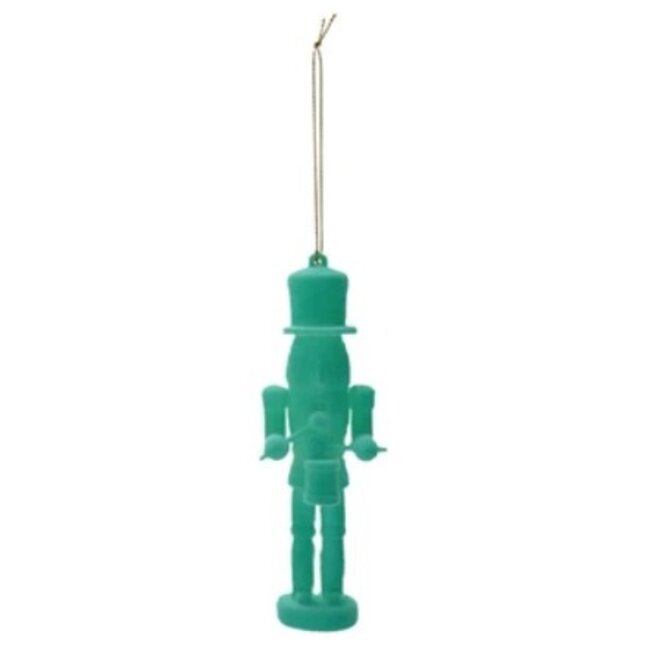 Flocked Plastic Soldier Ornament (more colours)