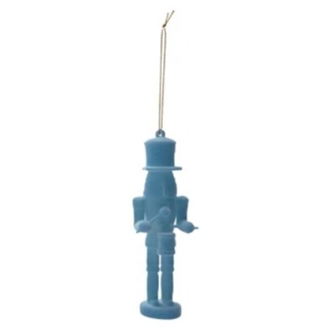 Flocked Plastic Soldier Ornament (more colours)