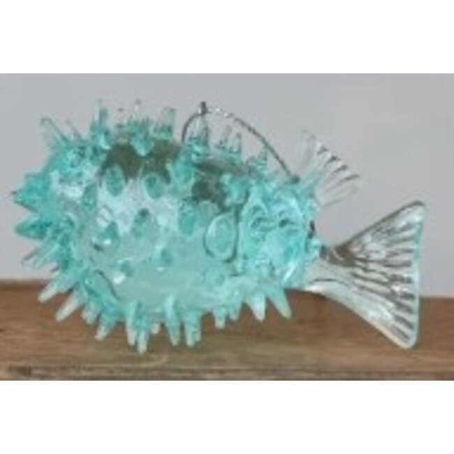 Resin Puffer Fish Ornament (more colours)